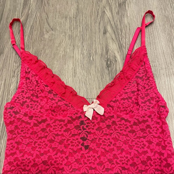 NWOT Victoria’s Secret Pink Lace Chemise - Picture 6 of 12